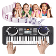 thumbnail image 2 of 37 Teclas Mini Piano   Belug Electrónico Juguete Musical Para Niños Negro, 2 of 5
