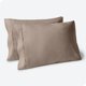 thumbnail image 1 of Juego de Fundas de Almohada Bare Home Colección Premium 1800 Doble Cepillado Ultra Suave Gris Topo 2 Unidades, 1 of 7