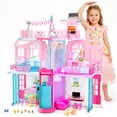 thumbnail image 1 of Casa de Muñecas Style Shine Plegable de 3 Pisos con Ascensor, 1 of 7