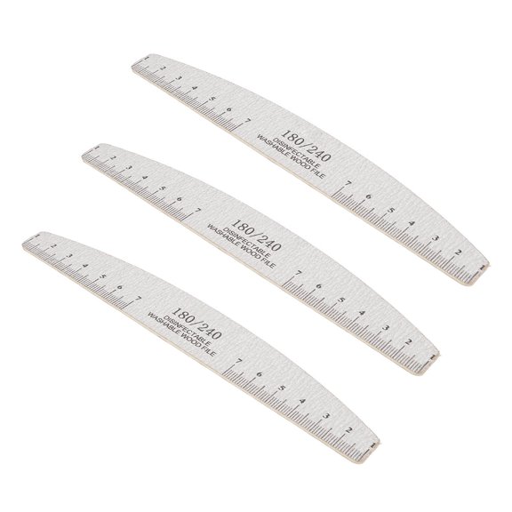 Kit De Lima De Uñas, Limas De Uñas Lavables DIY 50 Piezas Multifuncional Ligero Para Salones