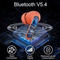 thumbnail image 4 of Audífonos Inalámbricos, Audífonos Bluetooth 5.4 Estéreo de Bajos, Audífonos con Micrófono con Cancelación de Ruido y Pantalla LED, 36H de Reproducción Audífonos Intrauditivos, Audífonos Deportivos Im, 4 of 4