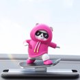 thumbnail image 1 of Car Bear Ornaments Cute Scooter Power Bear Car Interior Supplies Home Decoration Supplies, 1 of 2