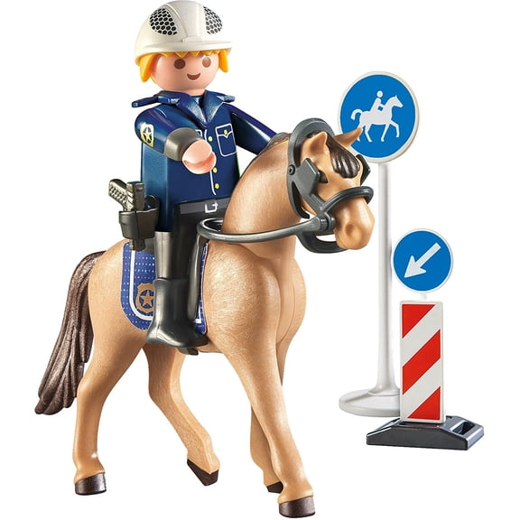 Figura de edificio de la policía Playmobil