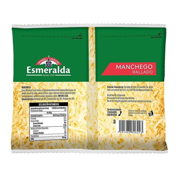 Imagen 3 de Queso manchego Esmeralda rallado 350 g