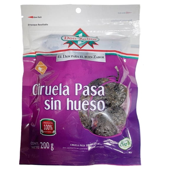 Ciruela pasa sin hueso Don Zabor 200 g