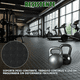 thumbnail image 4 of PISO TAPETE ANTIDERRAPANTE 2X1M PARA GIMNASIO IMPERMEABLE NEGRO TACHON INMATMEX, 4 of 10