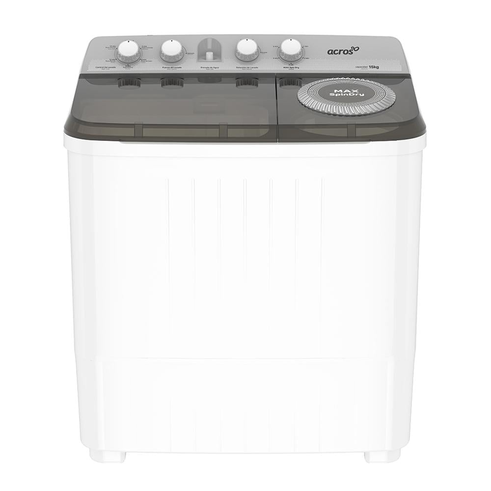 Lavadora Acros Doble Tina 15Kg Blanca