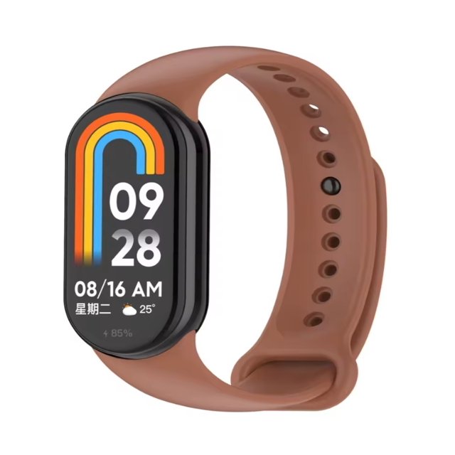 Correa de Silicona para Xiaomi Mi Band 8, Premium, Deportiva, Resistente al Agua