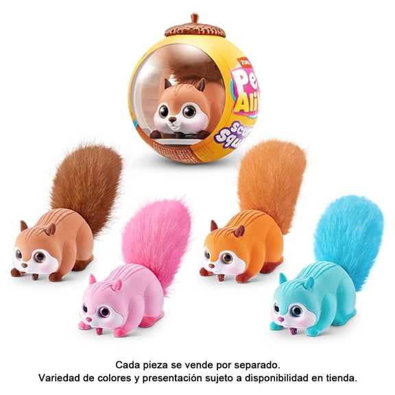 Figura Zuru Pets Alive Scurry´n Squirrel Varios modelos 1 Pieza