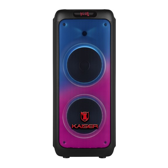 Bocina Profesional Bluetooth Kaiser MSA-2016 2 x 10 pulgadas 60 W RMS más Micrófono Alámbrico