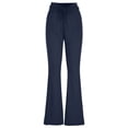 thumbnail image 2 of TaTaai Women's Flared Yoga Pants High Waist Drawstring Wide Leg Long Pants Non See Through Athletic Casual Lounge Bottoms Tummy Control Gift, 2 of 8