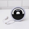 thumbnail image 3 of LED de enganche Selfie Ring Light USB recargable Selfie 3 modos Luz de cámara LED para teléfonos inteligentes Teléfonos con cámara fotográfica (negro), 3 of 7