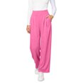 thumbnail image 4 of TaTaai Ladies' Elastic High Waist Wide Leg Jeans, Versatile Loose Straight Leg Pants, All Season Casual Fashion Jeans Gift, 4 of 5