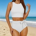 thumbnail image 4 of Trajes de baño para mujer, conjunto de bikini para mujer, trajes de baño sólidos de dos piezas, traje de baño, trajes de baño para mujer, trajes de baño para mujer, traje de baño para mujer, trajes de, 4 of 9