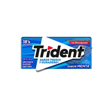 Goma de mascar Trident sin azúcar sabor a sandía 18 pzas | Bodega Aurrera