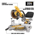 thumbnail image 2 of Sierra ingletadora DEWALT DCS361M1 de 20 V como máximo, 18 cm, inalámbrica con batería, 2 of 7