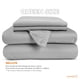 thumbnail image 4 of Juego de Funda para Edredón Dreamlab 2 Piezas Ultra Suave Premier 1800 Queen Size Gris Claro, 4 of 9