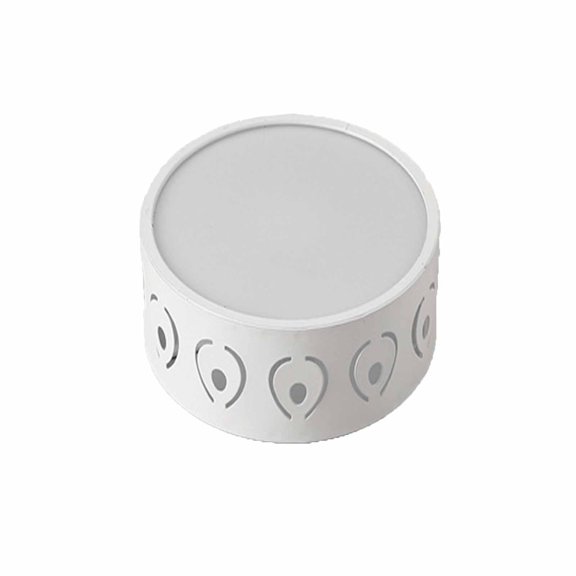Luz de Techo Led Moderno Corredor de Cristal Balcón Porche Luz de Entrada, Arte de Hierro de Plástico Blanco Amarillo Cálido Led Luminaria, 15x15x5cm / 5.9x5.9x1.96In Dormitorio Luces para el Techo