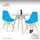 thumbnail image 5 of SET DE 4 SILLAS MINIMALISTAS COLOR AQUA, 5 of 5