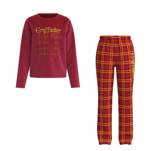 Pijama Set Harry Potter para Niño, Rojo Talla 4