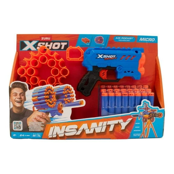 Pistola de JugueteZuru X-Shot Insanity con 24 Dardos