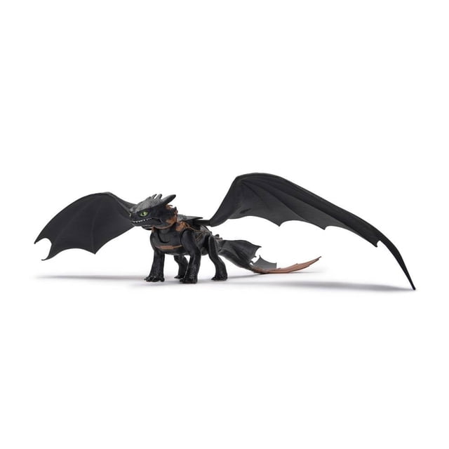 Chimuelo con Sonido Dragones Spinmaster Figura de Chimuelo negra articulable y con diferentes sonidos