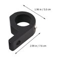 thumbnail image 2 of AURARMLET 1Jgo Soporte Para Spotlight Y Barra Compatible Con Tubos Y Parachoques Negros, 2 of 8
