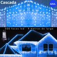 thumbnail image 1 of Cascadas de luces LED Dosyu 9mts 500 luces navideñas, 1 of 10