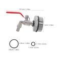 thumbnail image 2 of unbranded Para De Bebida Con Y Adaptador Universal Para Ibc Color Plata, 2 of 6