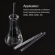 thumbnail image 5 of Uxcell 11.81" longitud 8mm Diámetro Varilla de Vidrio Borosilicato Herramientas de Mezcla para Laboratorio 3 Paquete, 5 of 5