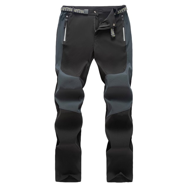 Ceisia Gift Men's Winter Casual Pants - Faddish Solid Patchwork Sports Zipper Pockets Trousers