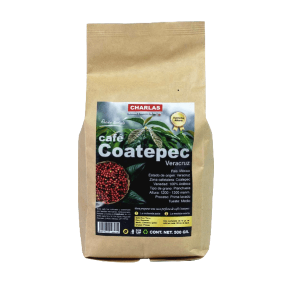 Café Veracruz Coatepec Charlas Café® 500 gr Tostado Medio