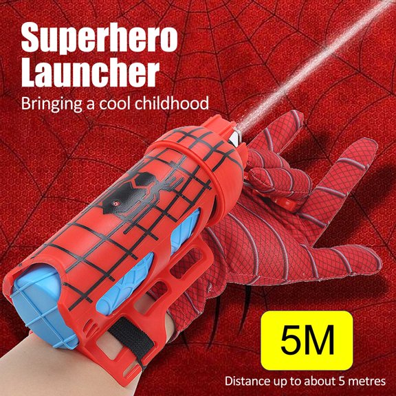 Lanzador de seda de araña, lanzador de seda de araña Pistola de agua para niños Pistola de agua Artesanía excepcional
