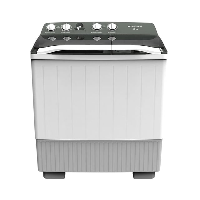 Lavadora Hisense Semiautomática 2 Tinas 18KG Blanca