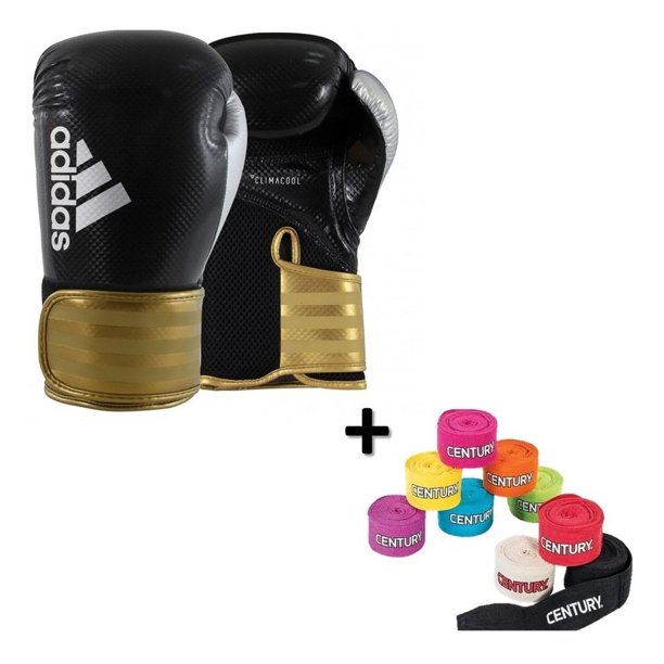 Guantes de Boxeo Adidas Boxing Unisex Hybrid 75 Dorado ADIHBG75GLD