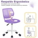 thumbnail image 5 of Silla para Niña, Color Morado, Silla para Escritorio Ergonomica Giratoria HOMEMAKE FURNITURE  Moderno, 5 of 7