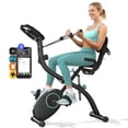thumbnail image 1 of MERACH Bicicleta Fija 4 en 1 Plegable para Casa, Bicicleta de Ejercicio Estática con Resistencia Magnética de 16 Niveles, Entrenamiento Cardiovascular, Soporta hasta 137kg, 1 of 10
