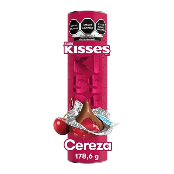 Chocolate Hershey's Kisses Selección Especial sabor cereza 178.6 g