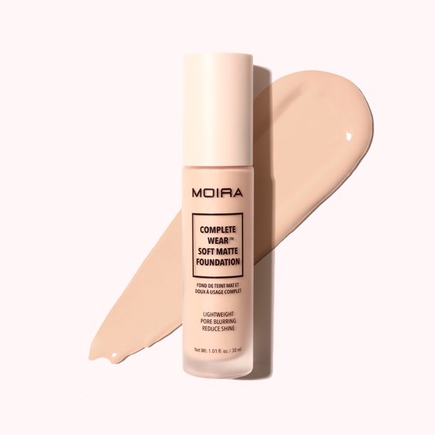 Base de Maquillaje Moira Cosmetics Complete Wear Cobertura Media a Alta Tono 250 30 ml