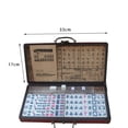 thumbnail image 2 of Juego de Mahjong familiar chino tradicional Mahjong, juegos de mesa, juego de Mahjong portátil clásico para fiesta, familiar, regalos para, 2 of 9