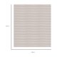 thumbnail image 4 of Cobertor Providencia Super Rayas 180 cm x 210 cm Beige, 4 of 4