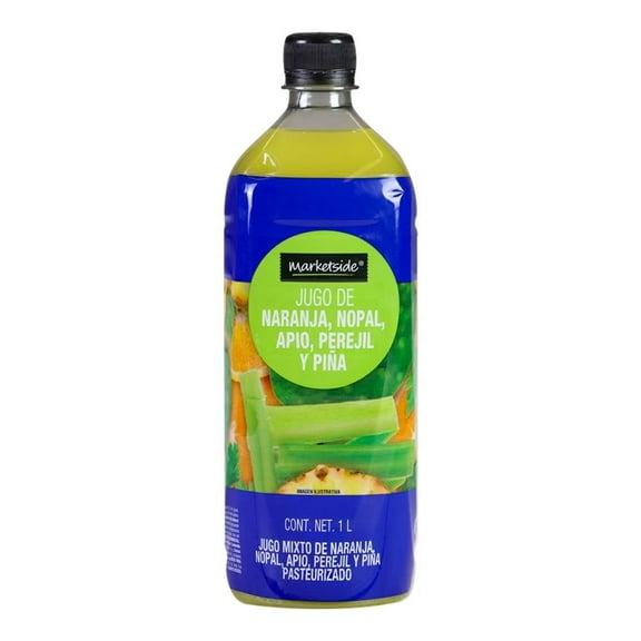 Jugo mixto Marketside de naranja, nopal, apio, perejil y piña 1 l