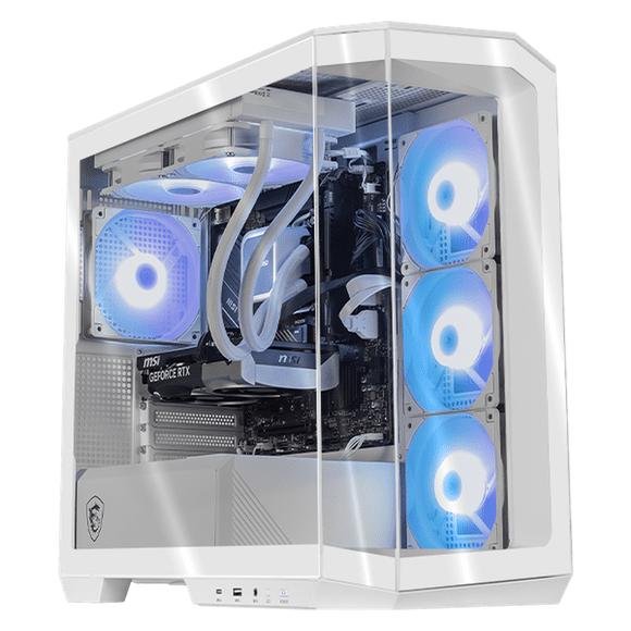 PC Gamer IA Xtreme PC Gaming MSI NVIDIA GeForce RTX 5060 Intel Core i9 14900KF 16GB DDR5 SSD 1TB Sistema Liquido WIFI White Productividad Versátil Acelerada con IA