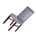 thumbnail image 2 of Fundas para sillas de comedor Billuyoard Protector de silla con funda para silla de comedor de PU Conjuntos de muebles de sala de estar gris, 2 of 6
