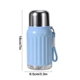 thumbnail image 3 of Insulated Stainless Steel Travel Mug 316 Liner Vacuum Coffee Cup 20.3 oz Hot Cold Water Bottle Portable Thermal BPA Free Home Office, 3 of 6