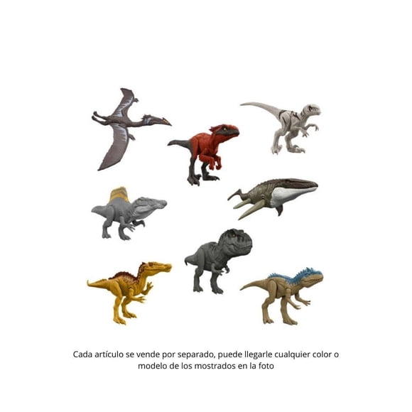 Dinosaurio de Juguete Jurassic World Rebirth de 12 pulgadas Varios Modelos 1 Pieza