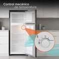 thumbnail image 3 of White Westinghouse  Refrigerador Frigobar 4.4 pies 125L  Modelo WWCR44125LHS  Top Mount  Control mecánico de temperatura  Puerta reversible y Luz interior Condensador interno  Pata ajustable, 3 of 7