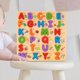 thumbnail image 3 of Juego de aprendizaje de números del alfabeto Importación Juegos de Rompecabezas de Madera Desarrollo Temprano Juguetes Montessori para bebés de 1, 2 y 3 años, 3 of 4