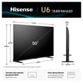 thumbnail image 3 of TV Hisense 50 pulgadas 50U6QV 4K MiniLED, 3 of 12