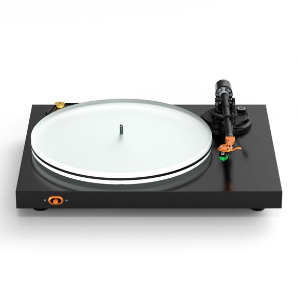 Tocadiscos Fosi Audio Luna3 Negro Alta Fidelidad con Cartucho VM95E y Anti-resonancia
